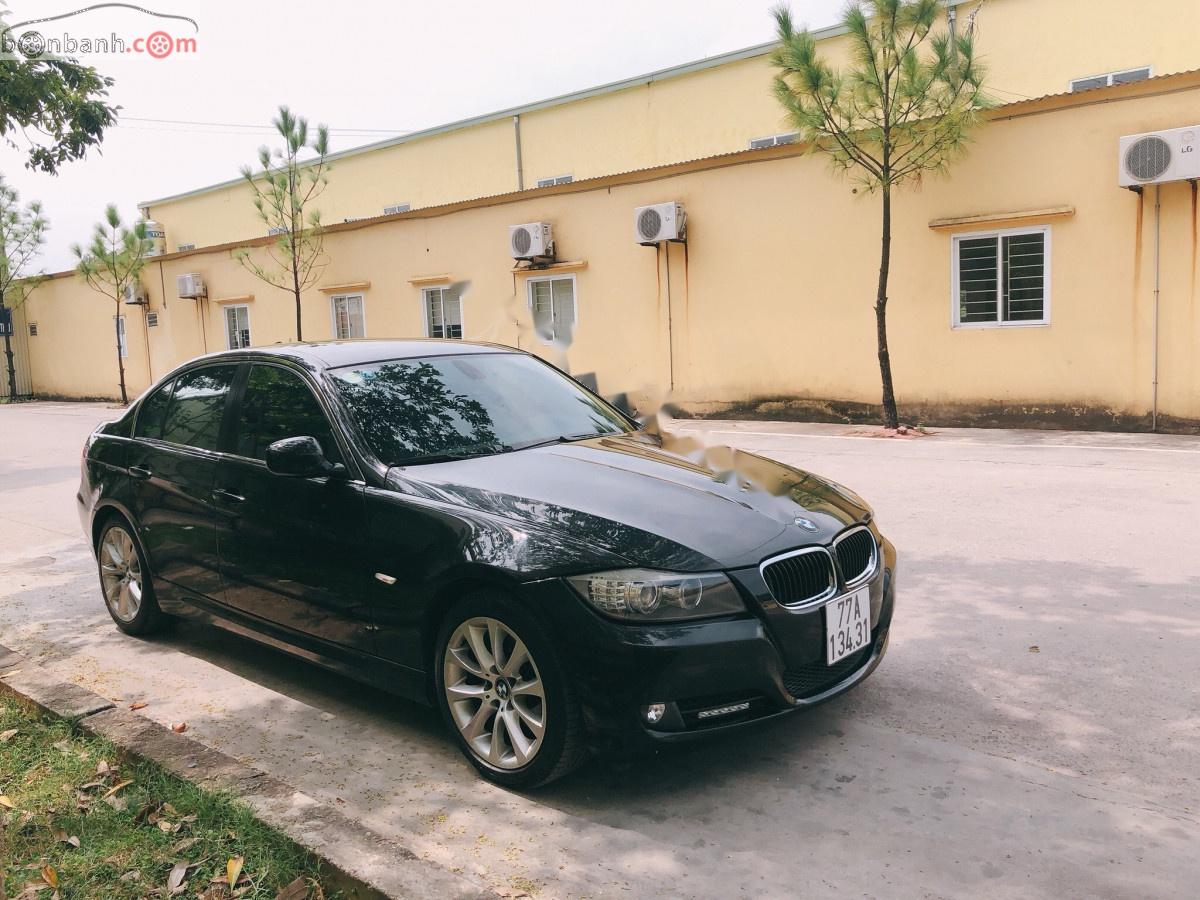 BMW 3 Series 2009 - Cần bán xe BMW 320i đời 2009, màu đen, nhập khẩu