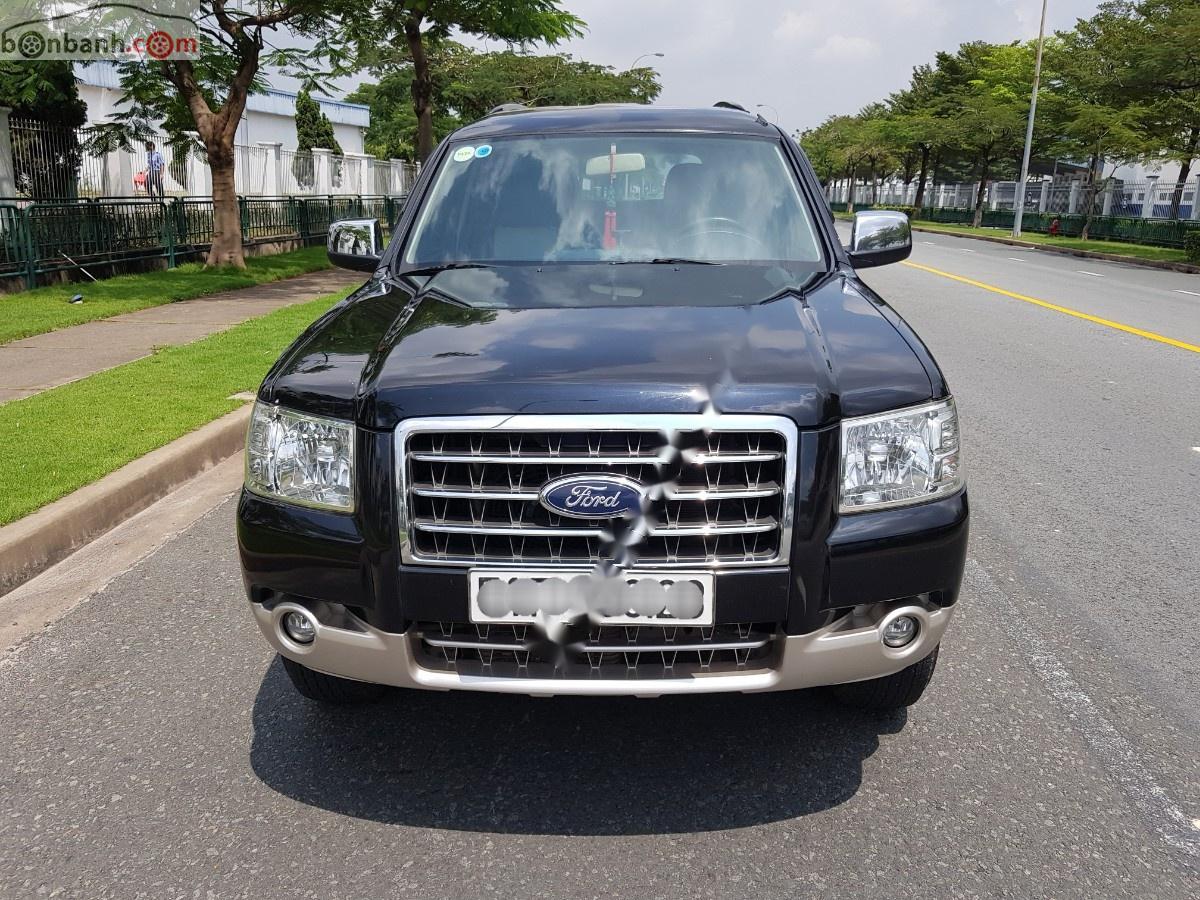 Ford Everest 2007 - Bán Ford Everest 2.5L 4x2 MT đời 2007, màu đen, xe gia đình