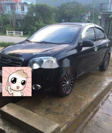 Daewoo Gentra 2007 - Bán xe Daewoo Gentra 2007, màu đen số sàn