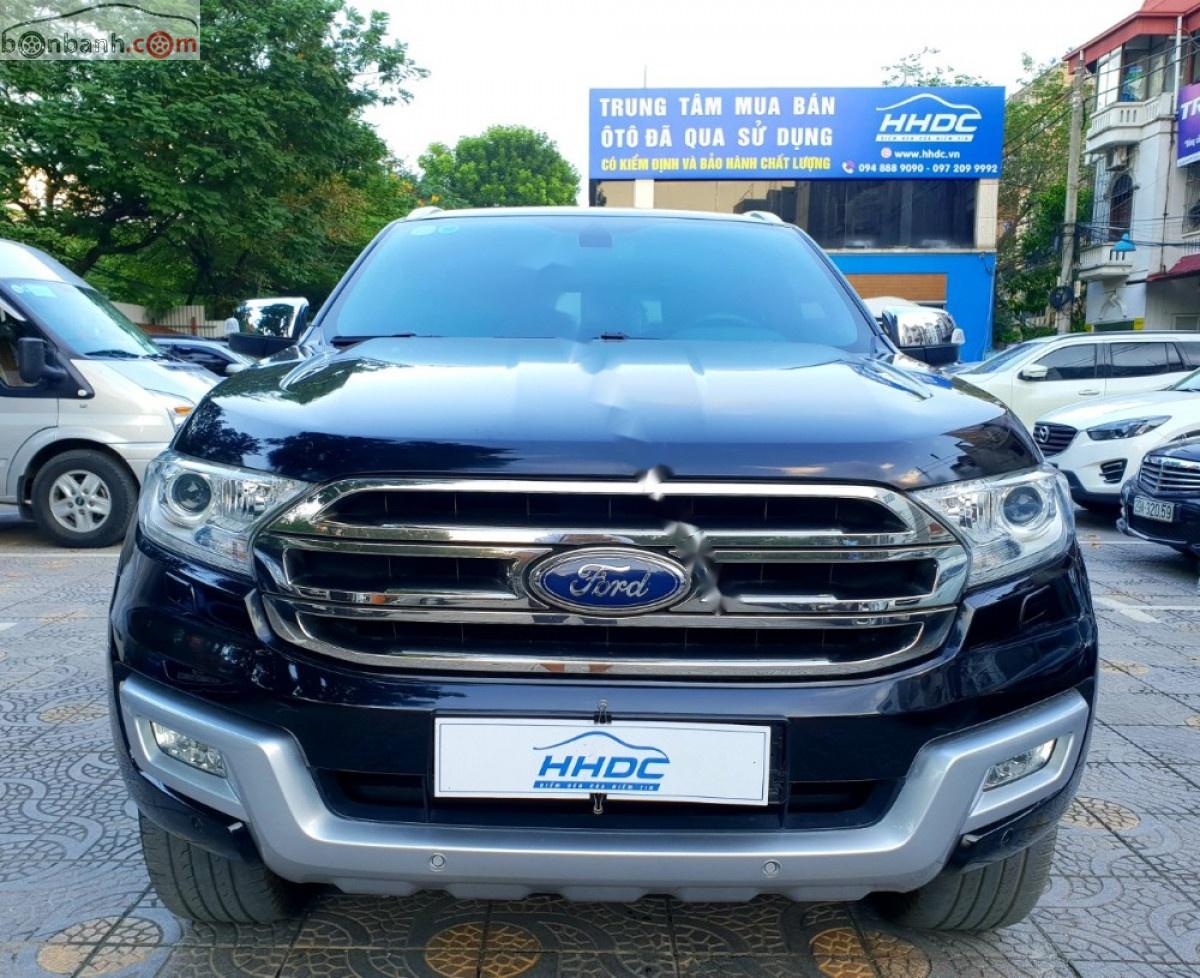 Ford Everest   2016 - Bán Ford Everest 2.2 Titanium 2016, màu đen, xe nhập 