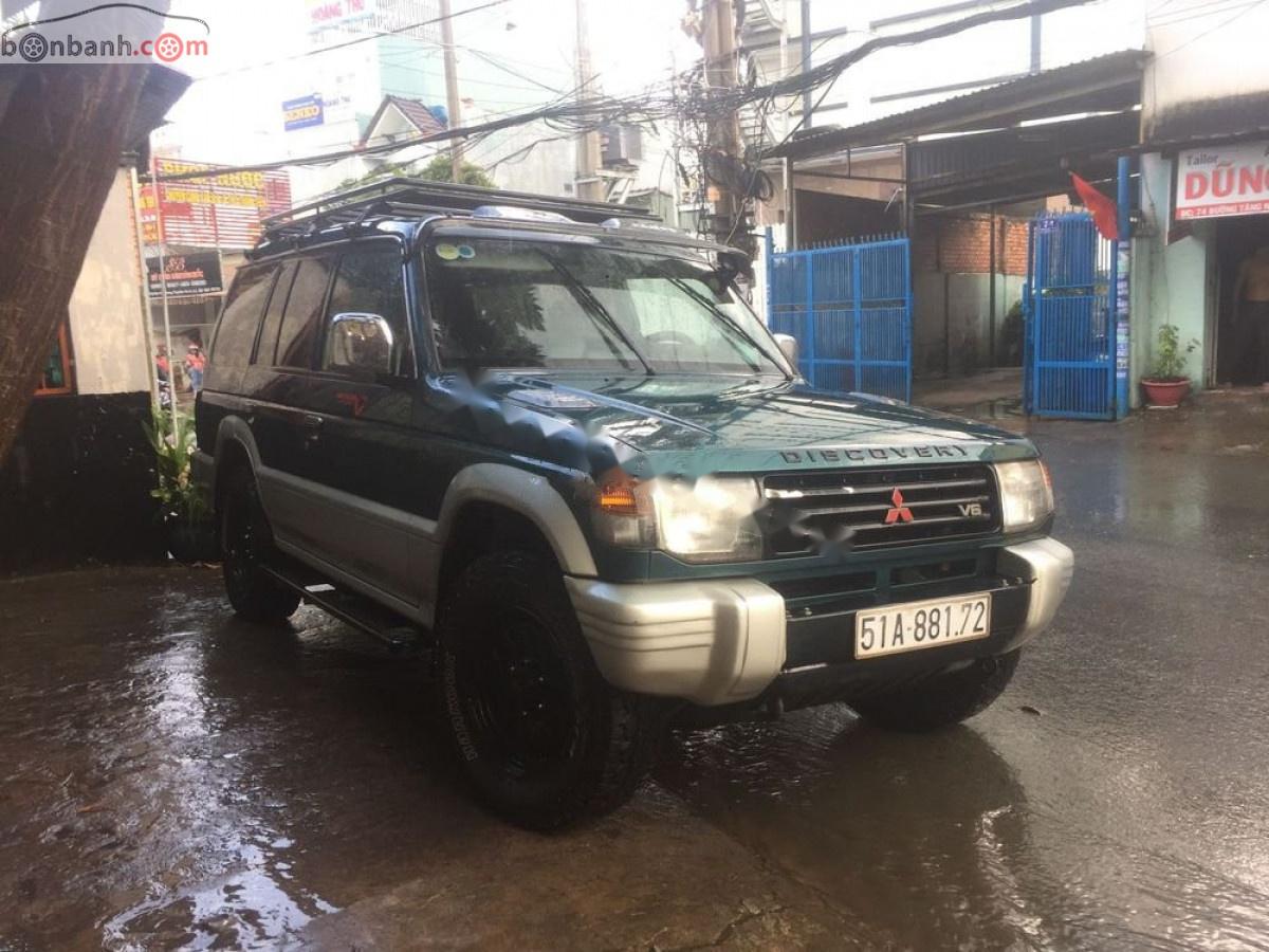 Mitsubishi Pajero 2.4 2002 - Bán Mitsubishi Pajero 2.4 sản xuất năm 2002, màu xanh lam số sàn, giá chỉ 140 triệu