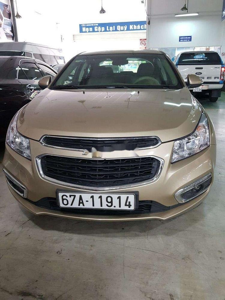 Chevrolet Cruze   2016 - Bán xe Chevrolet Cruze sản xuất 2016, màu vàng cát, biển đẹp