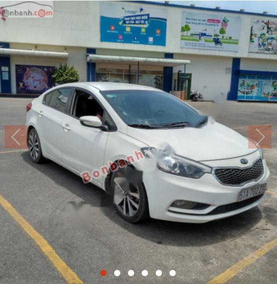 Kia K3 2013 - Gia đình bán Kia K3 sản xuất năm 2013, màu trắng