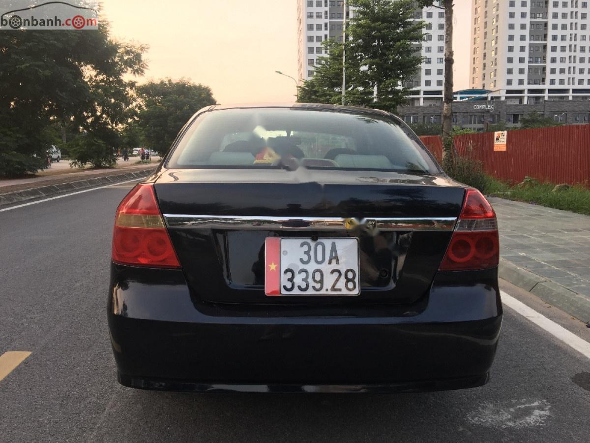 Daewoo Gentra 2008 - Bán Daewoo Gentra 1.5 MT năm 2008, màu đen số sàn, giá tốt