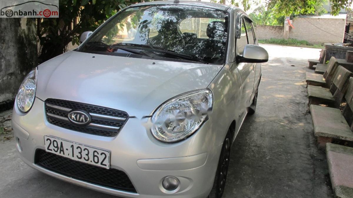 Kia Morning 2012 - Cần bán Kia Morning LX 1.1 MT sản xuất năm 2012, màu bạc còn mới