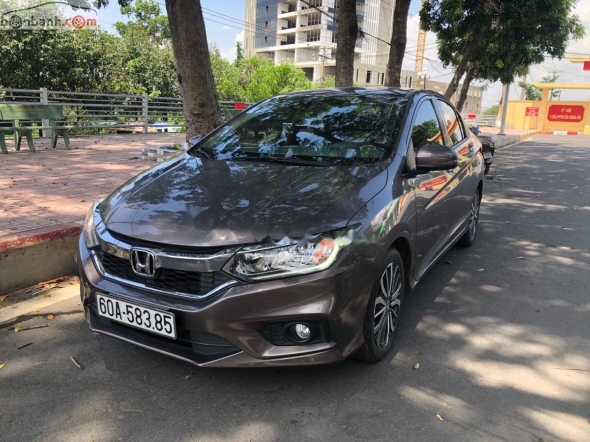 Honda City 2018 - Bán Honda City CVT sản xuất 2018, màu đen, giá tốt