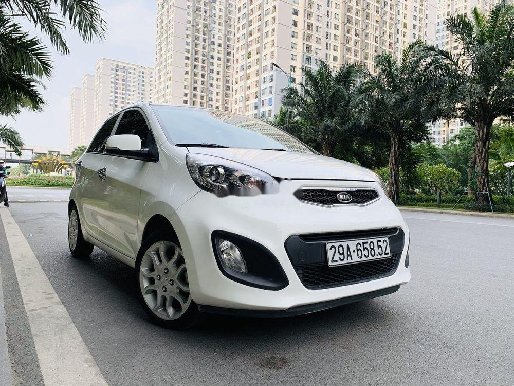 Kia Picanto 2012 - Cần bán gấp Kia Picanto sản xuất 2012, màu trắng còn mới, nguyên bản