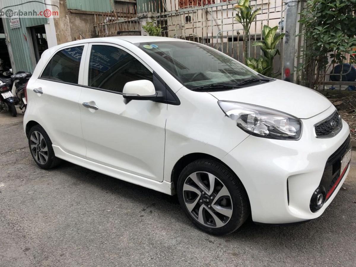 Kia Morning 2016 - Bán xe Kia Morning 1.25AT 2016, màu trắng, giá tốt