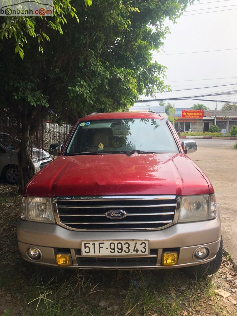 Ford Everest 2005 - Cần bán xe Ford Everest 2005, màu đỏ, nhập khẩu nguyên chiếc còn mới