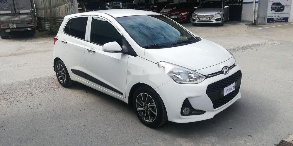 Hyundai Grand i10 2019 - Bán ô tô Hyundai Grand i10 năm 2019, màu trắng, nội thất đẹp