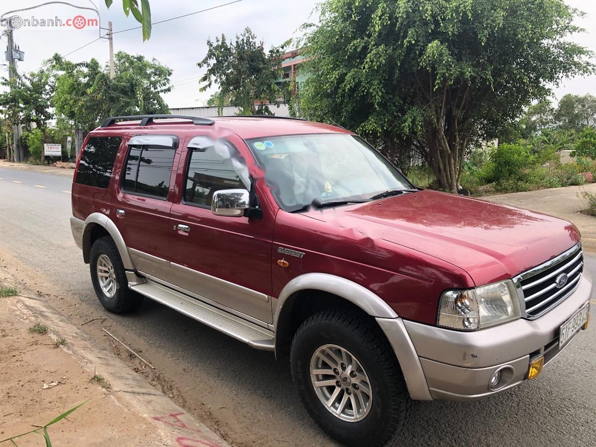 Ford Everest 2005 - Cần bán xe Ford Everest 2005, màu đỏ, nhập khẩu nguyên chiếc còn mới