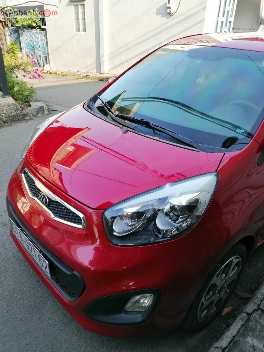 Kia Morning 2014 - Cần bán xe Kia Morning sản xuất năm 2014, màu đỏ