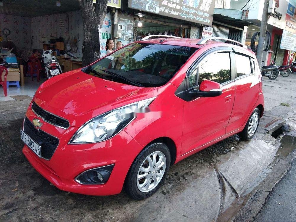 Chevrolet Spark  AT 2014 - Cần bán xe Chevrolet Spark AT sản xuất năm 2014, màu đỏ 