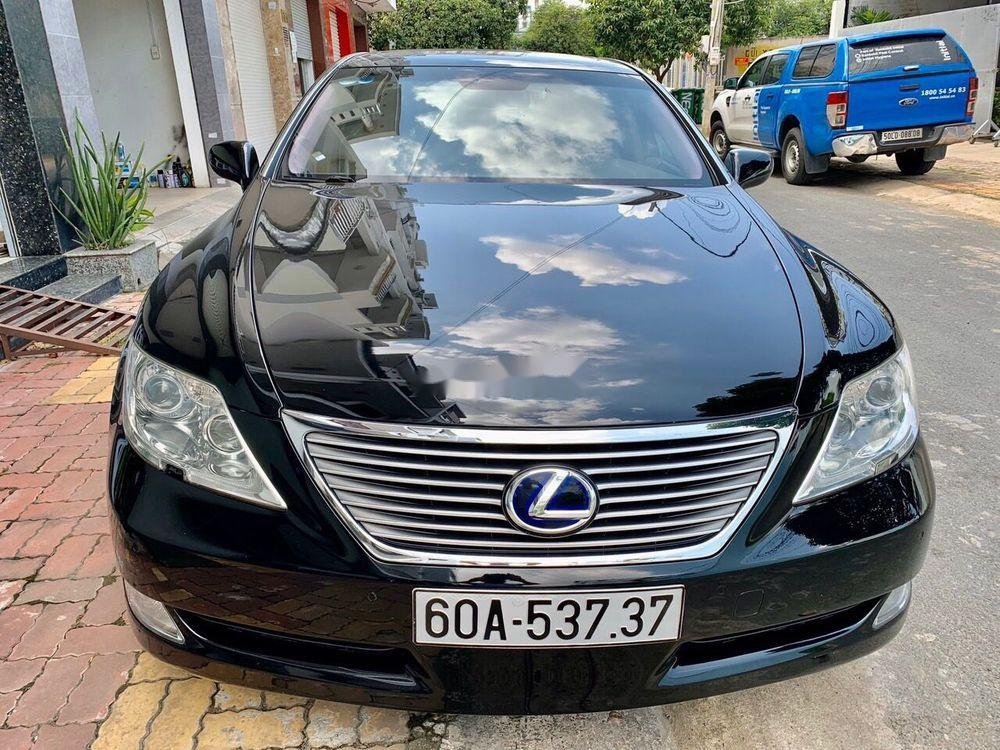 Lexus LS 2008 - Bán Lexus LS 460L sản xuất 2008, màu đen, nhập khẩu, số tự động