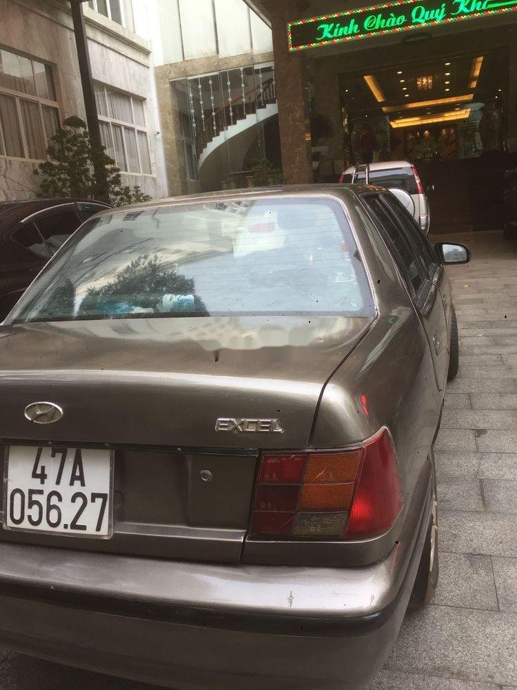 Hyundai Excel 1991 - Bán xe cổ Hyundai Excel sản xuất 1991, màu nâu 