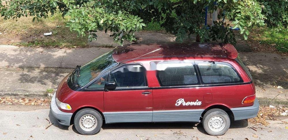Toyota Previa 1990 - Bán Toyota Previa đời 1990, màu đỏ, nhập khẩu nguyên chiếc chính hãng