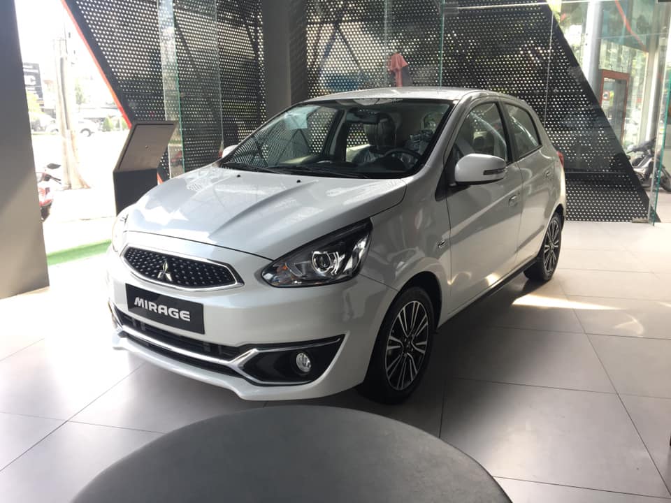 Mitsubishi Mirage CVT 2019 - Bán ô tô Mitsubishi Mirage CVT đời 2019, màu trắng, nhập khẩu nguyên chiếc