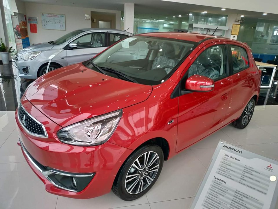 Mitsubishi Mirage CVT 2019 - Cần bán Mitsubishi Mirage CVT đời 2019, màu đỏ, xe nhập