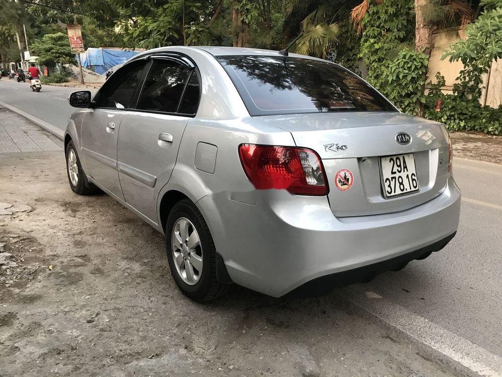 Kia Rio   MT 2012 - Bán Kia Rio MT đời 2012, màu bạc, nhập khẩu Hàn Quốc  