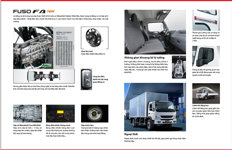 Genesis   2019 - Bán xe tải nhập khẩu Mitsubishi Fuso 10.4 tải 5 tấn thùng dài 5.28m, đóng đủ các loại thùng, hỗ trợ trả góp