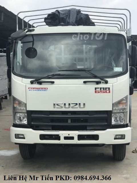Isuzu FRR 6.5 2019 - Bán xe tải Isuzu 6.5 tấn thùng dài 6.7m khuyến mại 2 lốp dự phòng, 300 lít dầu, đóng đủ các loại thùng, hỗ trợ trả góp
