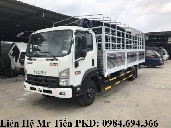 Isuzu FRR 6.5 2019 - Bán xe tải Isuzu 6.5 tấn thùng dài 6.7m khuyến mại 2 lốp dự phòng, 300 lít dầu, đóng đủ các loại thùng, hỗ trợ trả góp
