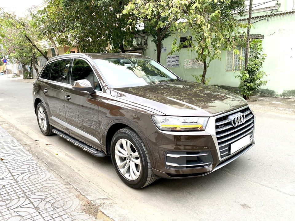 Audi Q7 3.0 AT 2016 - Cần bán Audi Q7 3.0 AT năm 2016, màu nâu, xe nhập