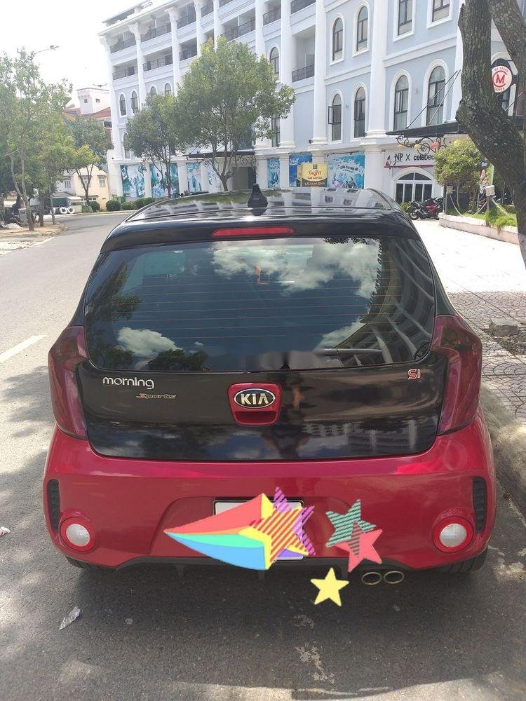 Kia Morning 2017 - Bán ô tô Kia Morning Si 1.25 MT sản xuất 2017, màu đỏ, nhập khẩu giá tốt