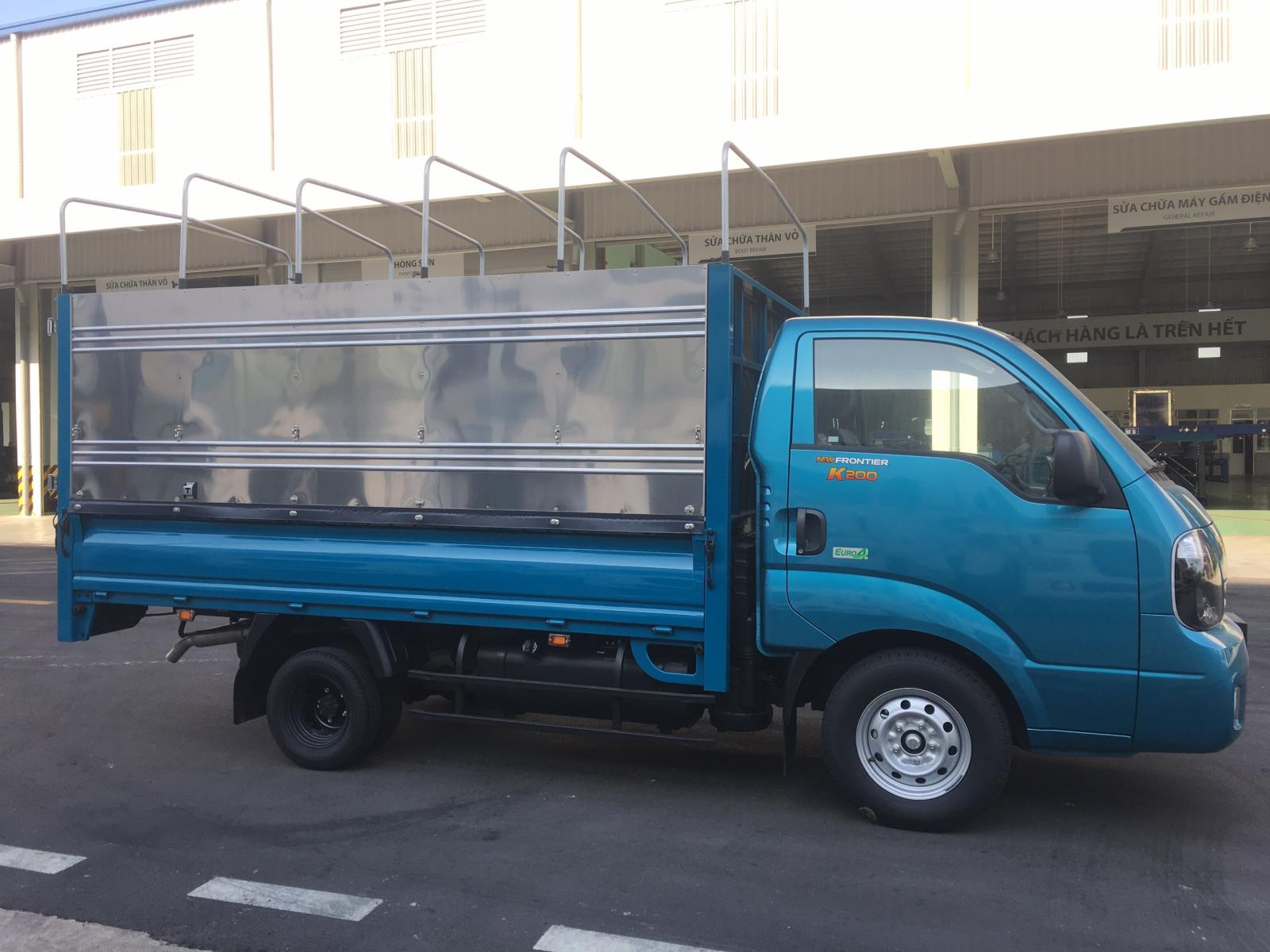 Thaco Kia  K200 2019 - Bán xe tải Kia 1.9 tấn thùng mui bạt, trả trước 130 triệu, tại BR-VT