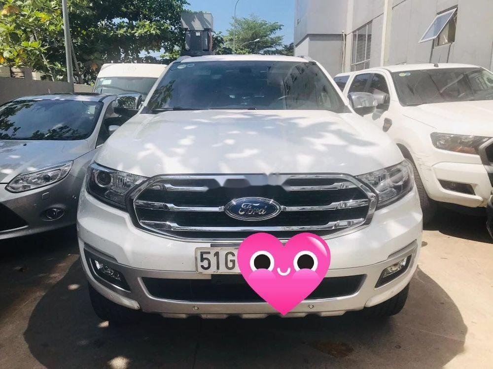 Ford Everest  Titanium   2019 - Bán Ford Everest Titanium 2019, màu trắng, nhập khẩu