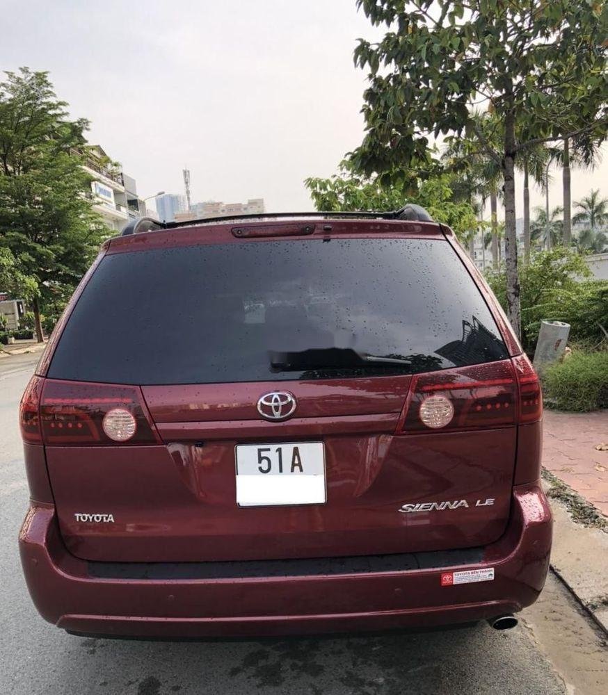 Toyota Sienna   2007 - Bán Toyota Sienna sản xuất năm 2007, màu đỏ, nhập khẩu 