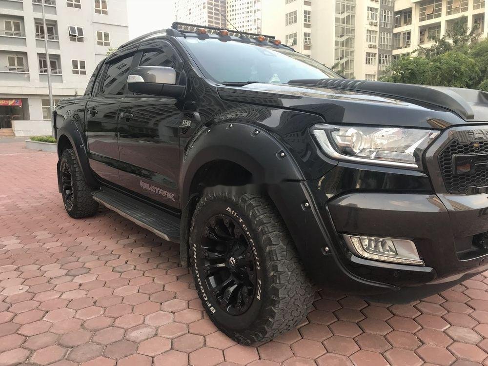 Ford Ranger 2017 - Cần bán gấp Ford Ranger đời 2017, màu đen, nhập khẩu chính hãng