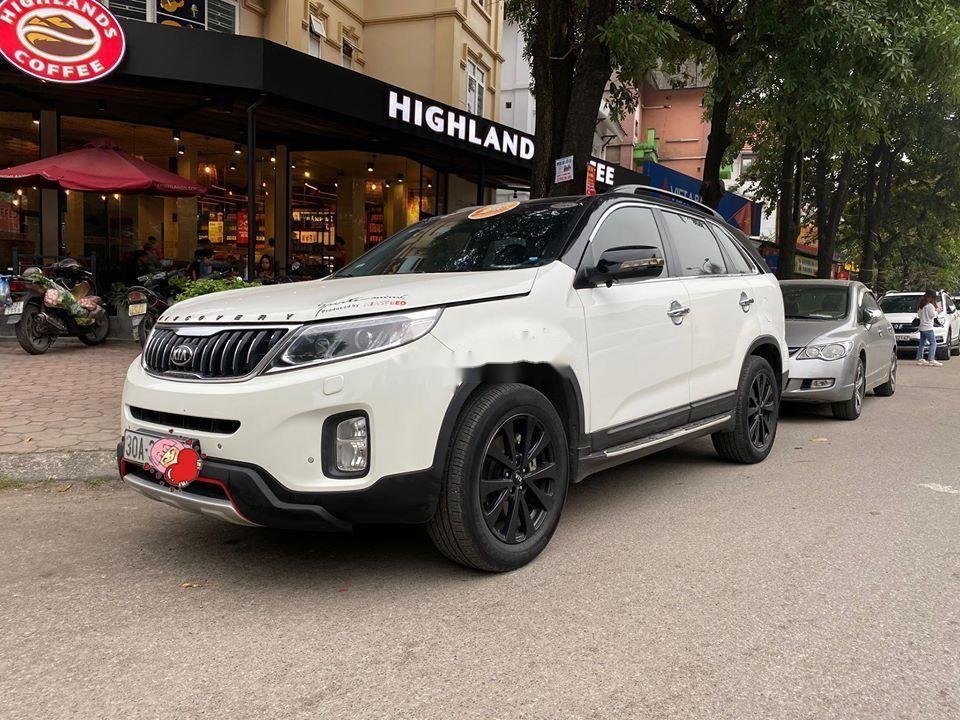 Kia Sorento   2014 - Bán xe cũ Kia Sorento 2014, màu trắng