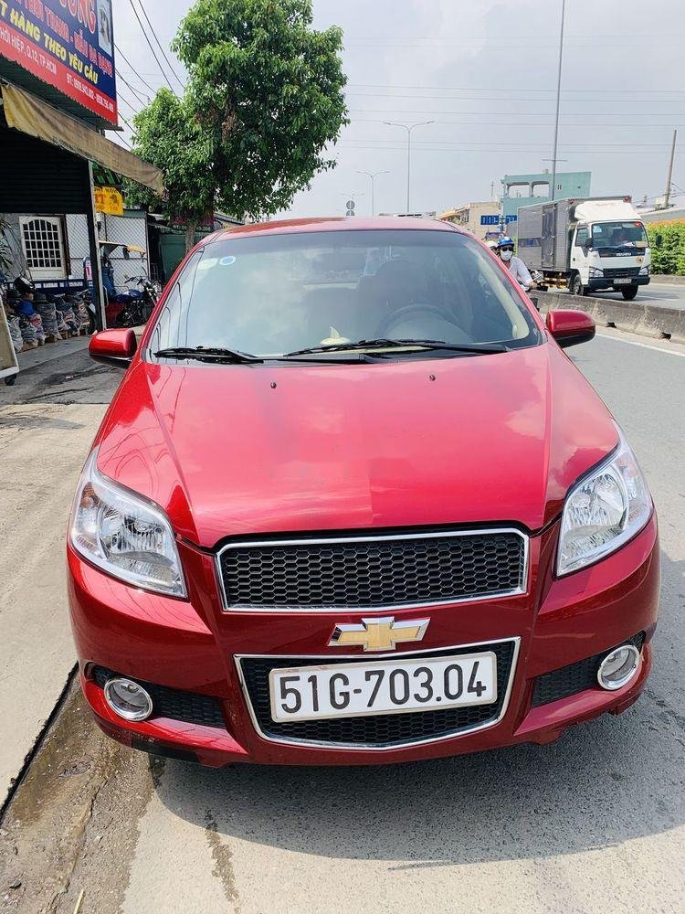 Chevrolet Aveo   2018 - Bán xe Chevrolet Aveo đời 2018, màu đỏ, mới chạy 9.700km