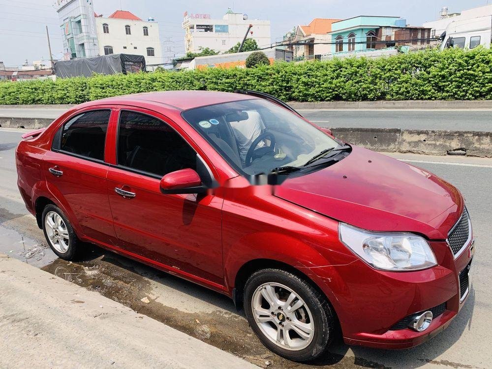 Chevrolet Aveo   2018 - Bán xe Chevrolet Aveo đời 2018, màu đỏ, mới chạy 9.700km