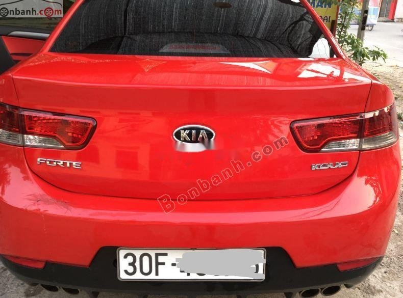 Kia Forte   Koup 1.6 AT   2009 - Xe Kia Forte Koup 1.6 AT đời 2009, màu đỏ chính chủ, giá 415tr