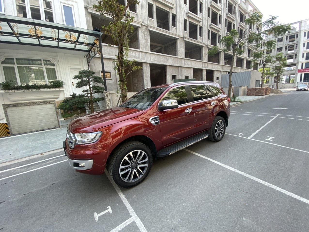 Ford Everest 2.0   2019 - Cần bán Ford Everest 2.0 Titanium 2019, màu đỏ, xe nhập siêu lướt 