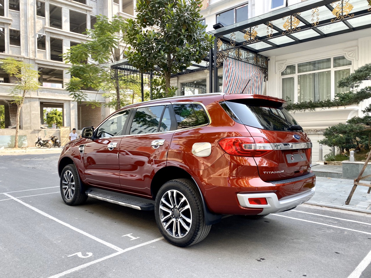 Ford Everest 2.0   2019 - Cần bán Ford Everest 2.0 Titanium 2019, màu đỏ, xe nhập siêu lướt 