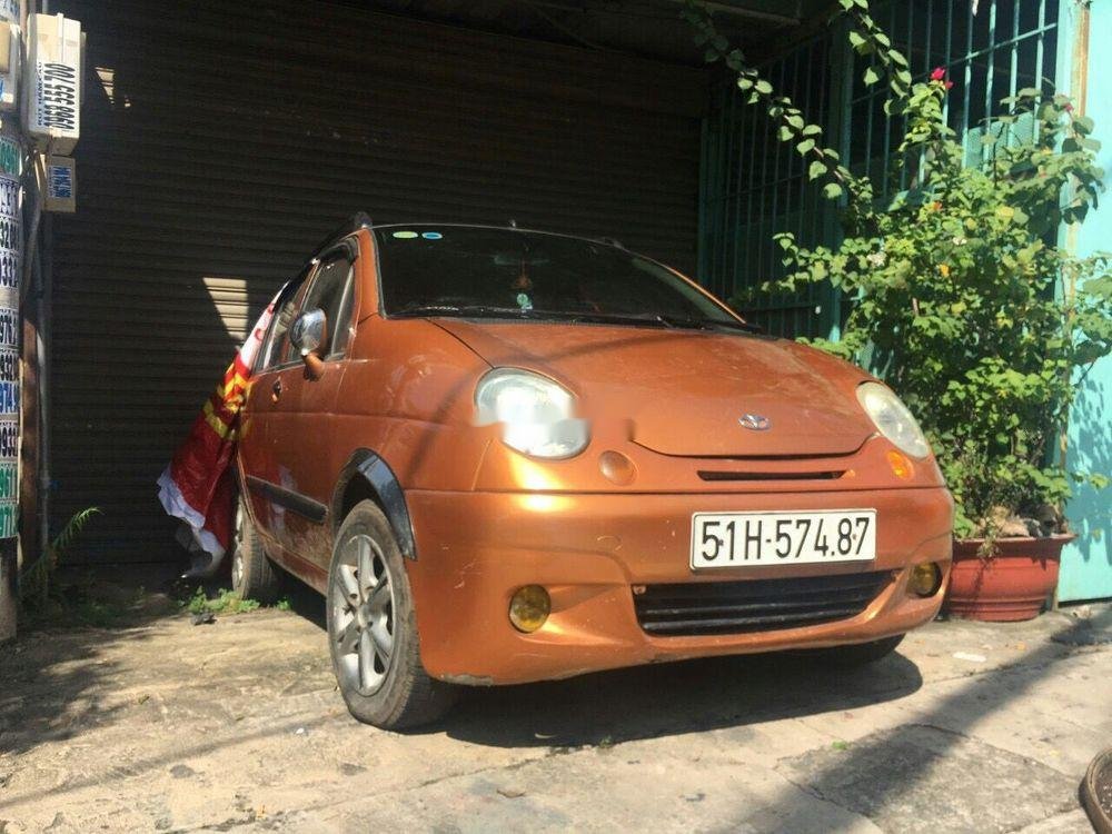 Daewoo Matiz   2006 - Bán ô tô Daewoo Matiz đời 2006, màu nâu, giá chỉ 75 triệu