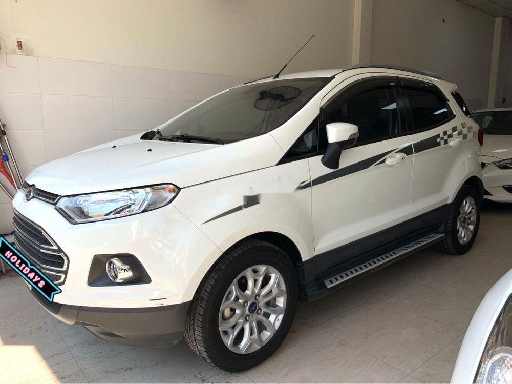 Ford EcoSport   AT 2017 - Bán ô tô Ford EcoSport AT 2017, màu trắng, giá chỉ 503 triệu