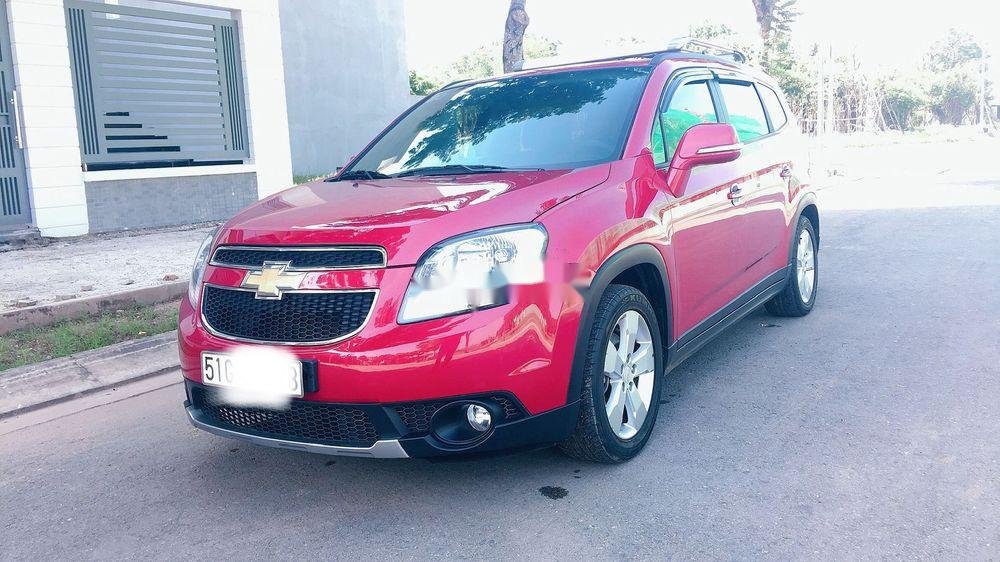 Chevrolet Orlando 2017 - Bán ô tô Chevrolet Orlando LTZ 1.8 AT năm sản xuất 2017, màu đỏ số tự động giá tốt