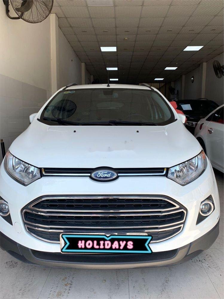 Ford EcoSport   AT 2017 - Bán ô tô Ford EcoSport AT 2017, màu trắng, giá chỉ 503 triệu