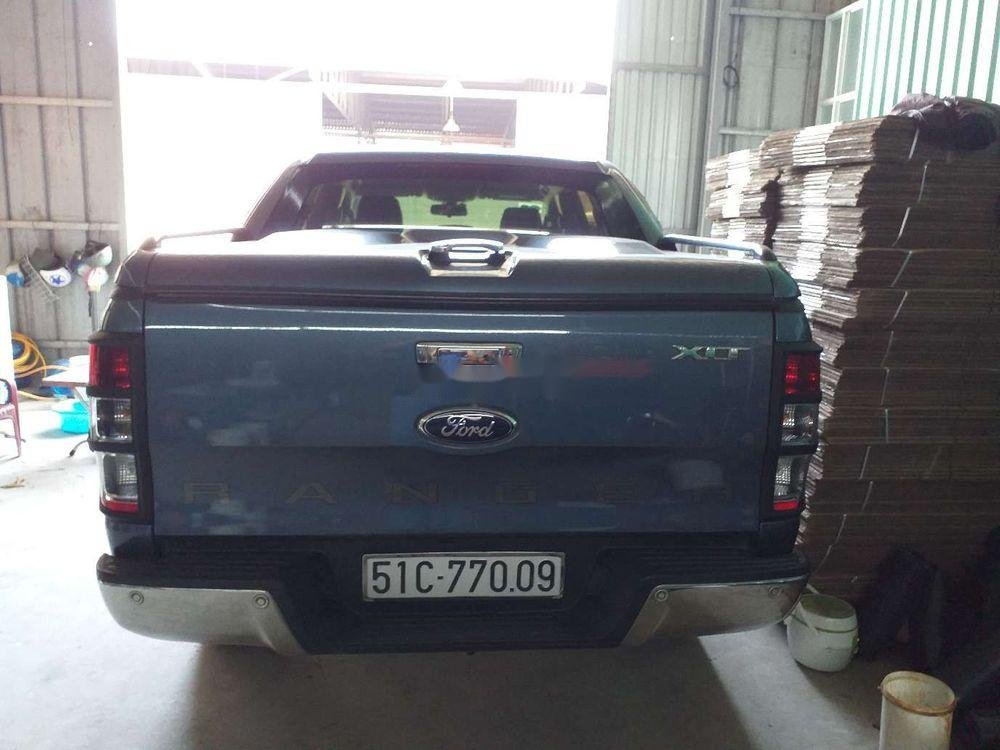 Ford Ranger   XLT 2.2L   2016 - Xe Ford Ranger XLT 2.2L đời 2016, màu xanh lam, xe nhập chính chủ, giá chỉ 550 triệu