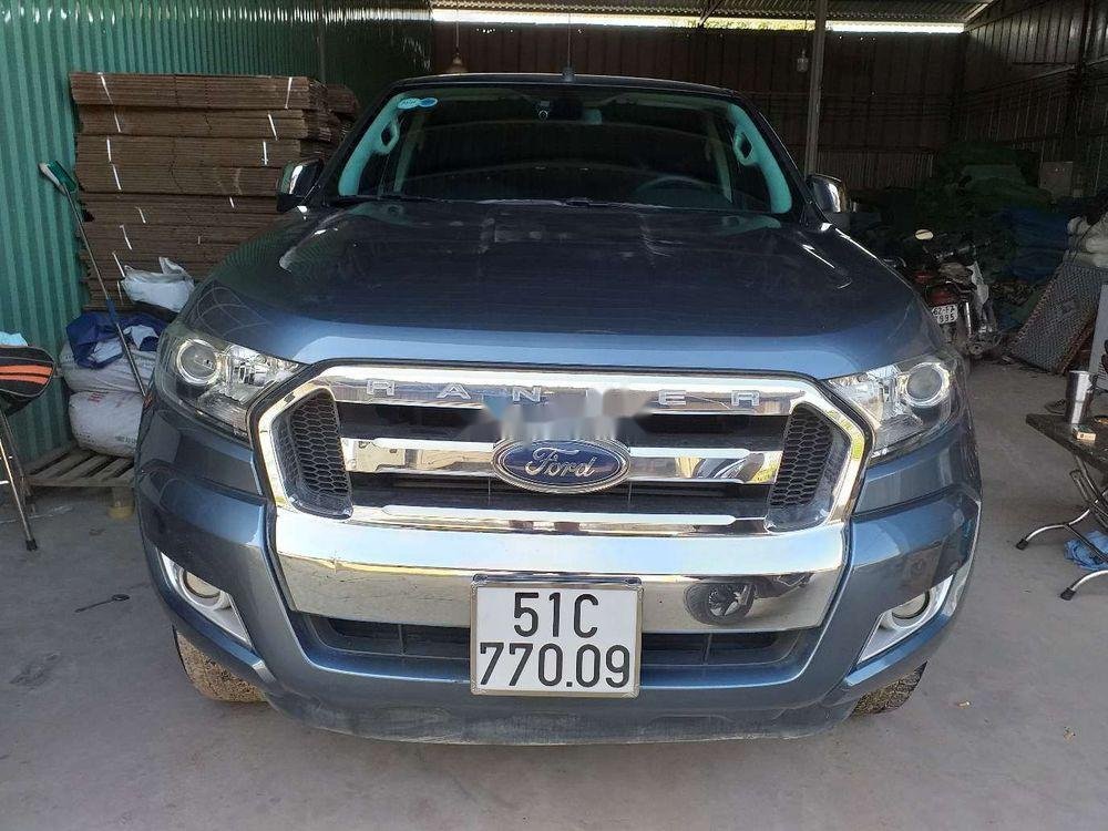 Ford Ranger   XLT 2.2L   2016 - Xe Ford Ranger XLT 2.2L đời 2016, màu xanh lam, xe nhập chính chủ, giá chỉ 550 triệu