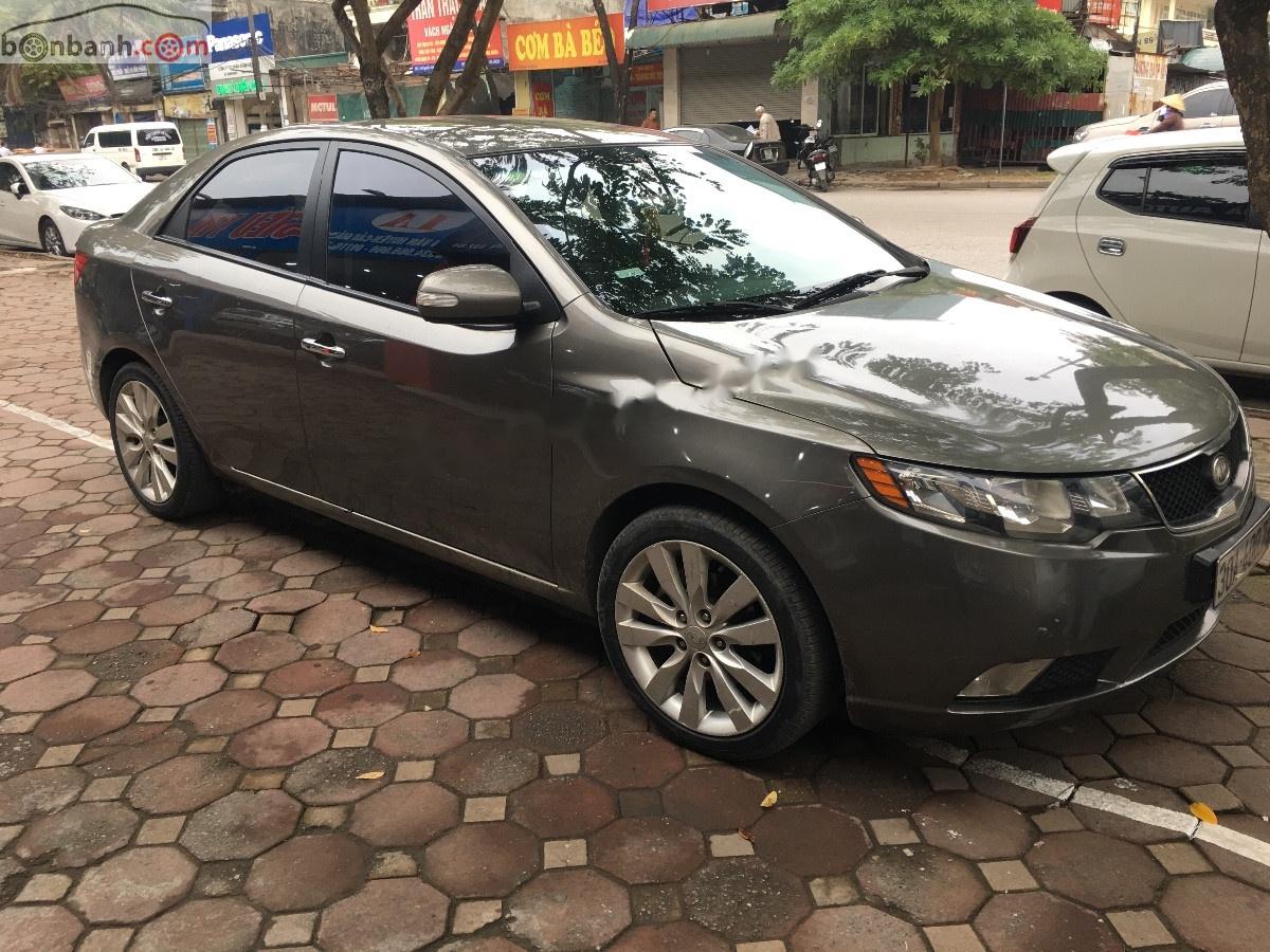 Kia Forte   2009 - Bán Kia Forte năm sản xuất 2009, màu xám, nhập khẩu, số tự động