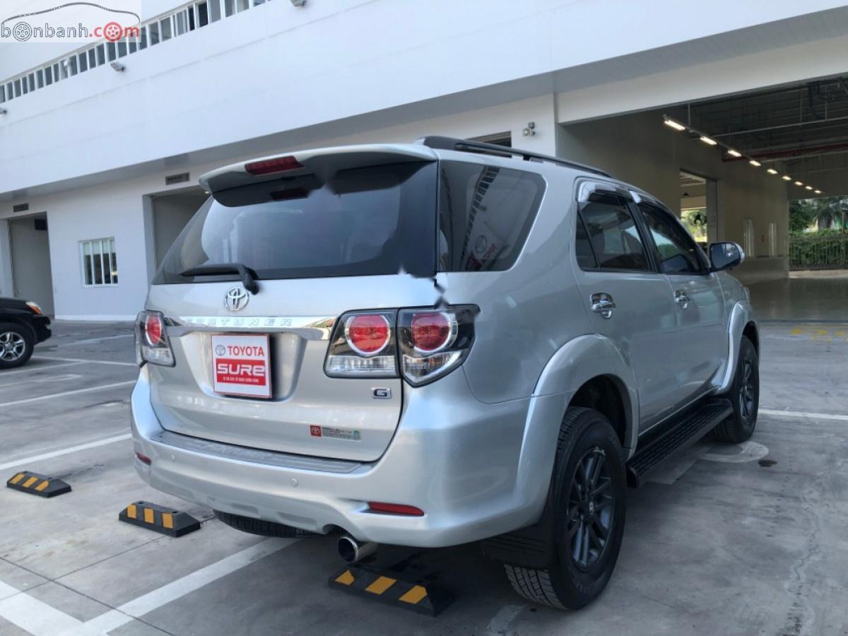 Toyota Fortuner   2016 - Bán Toyota Fortuner 2.5G đời 2016, màu bạc, 815tr