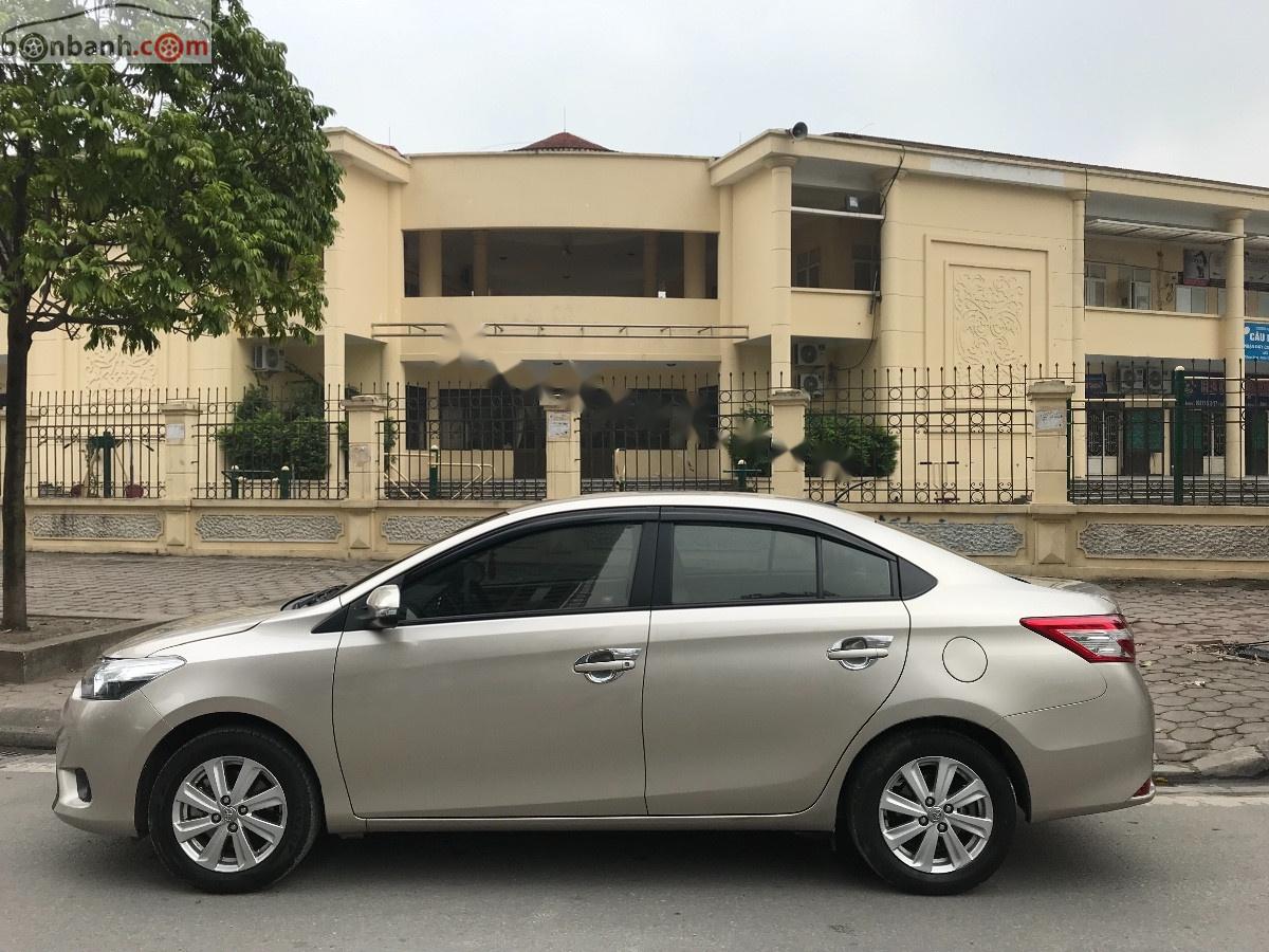 Toyota Vios 1.5G 2017 - Bán xe cũ Toyota Vios đời 2017, màu vàng