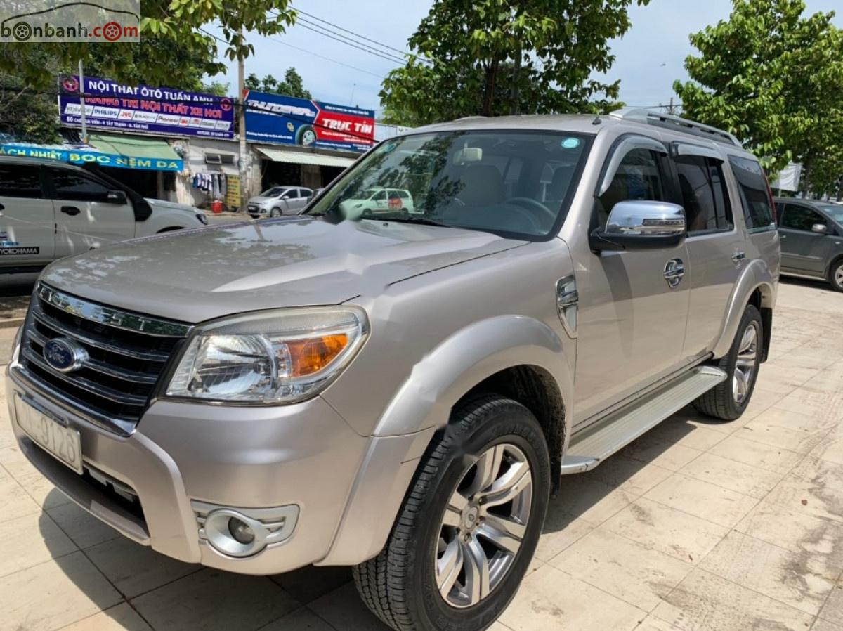 Ford Everest   2009 - Cần bán gấp xe cũ Ford Everest đời 2009, màu vàng