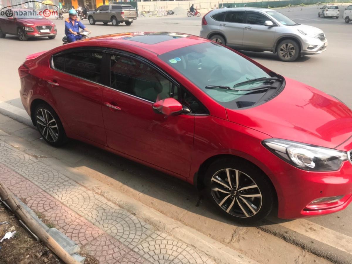 Kia K3 2016 - Bán Kia K3 2.0 AT năm 2016, màu đỏ, số tự động, giá chỉ 555 triệu