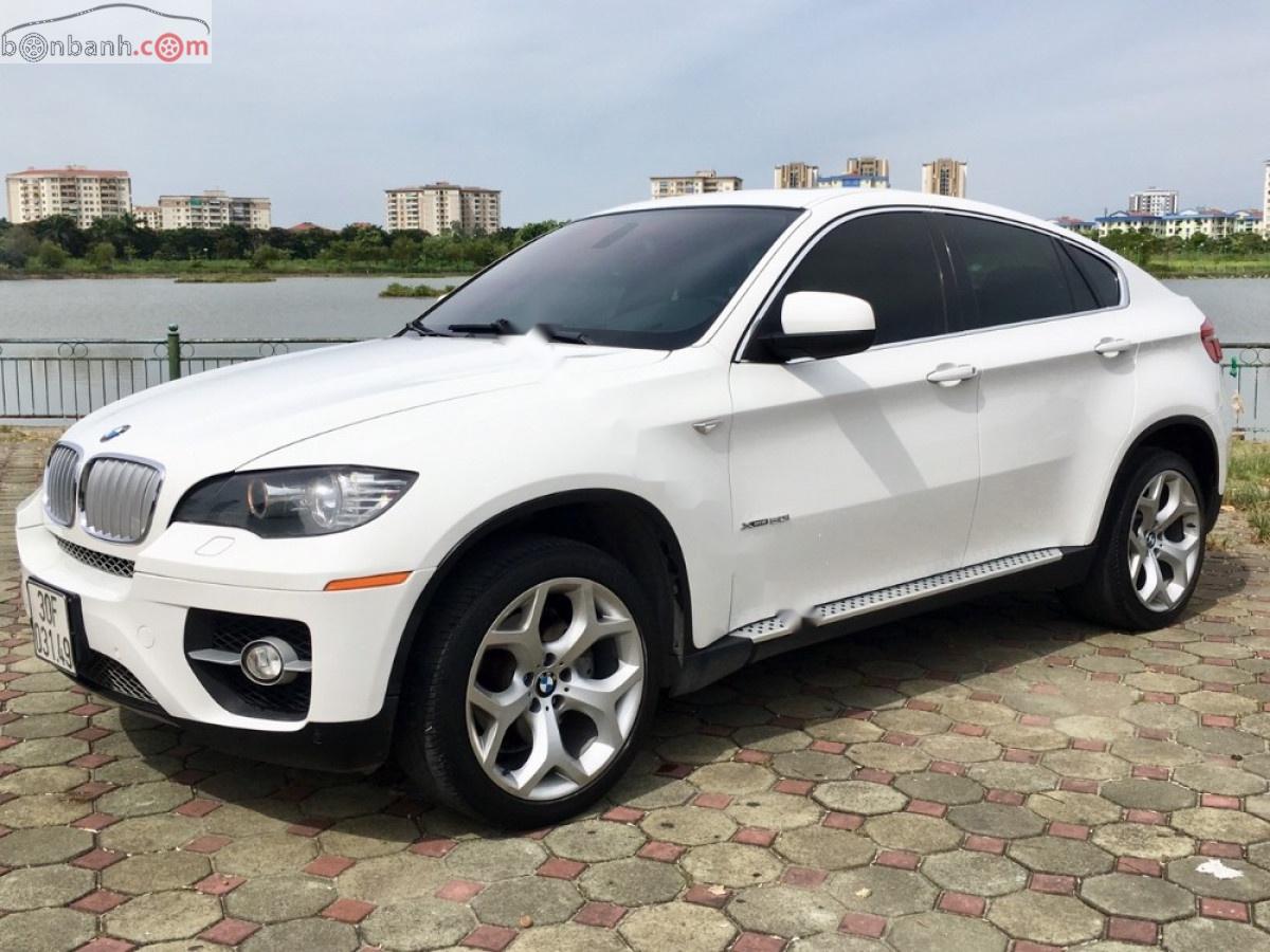 BMW X6 xDrive50i 2009 - Bán xe BMW X6 xDrive50i đời 2009, màu trắng, xe nhập